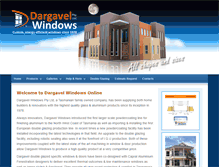 Tablet Screenshot of dargavelwindows.com.au